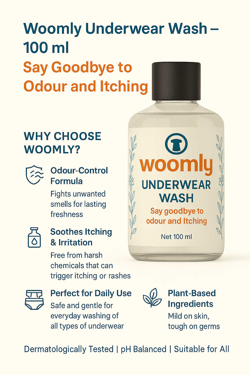 Woomly Underwear Wash – 100 ML