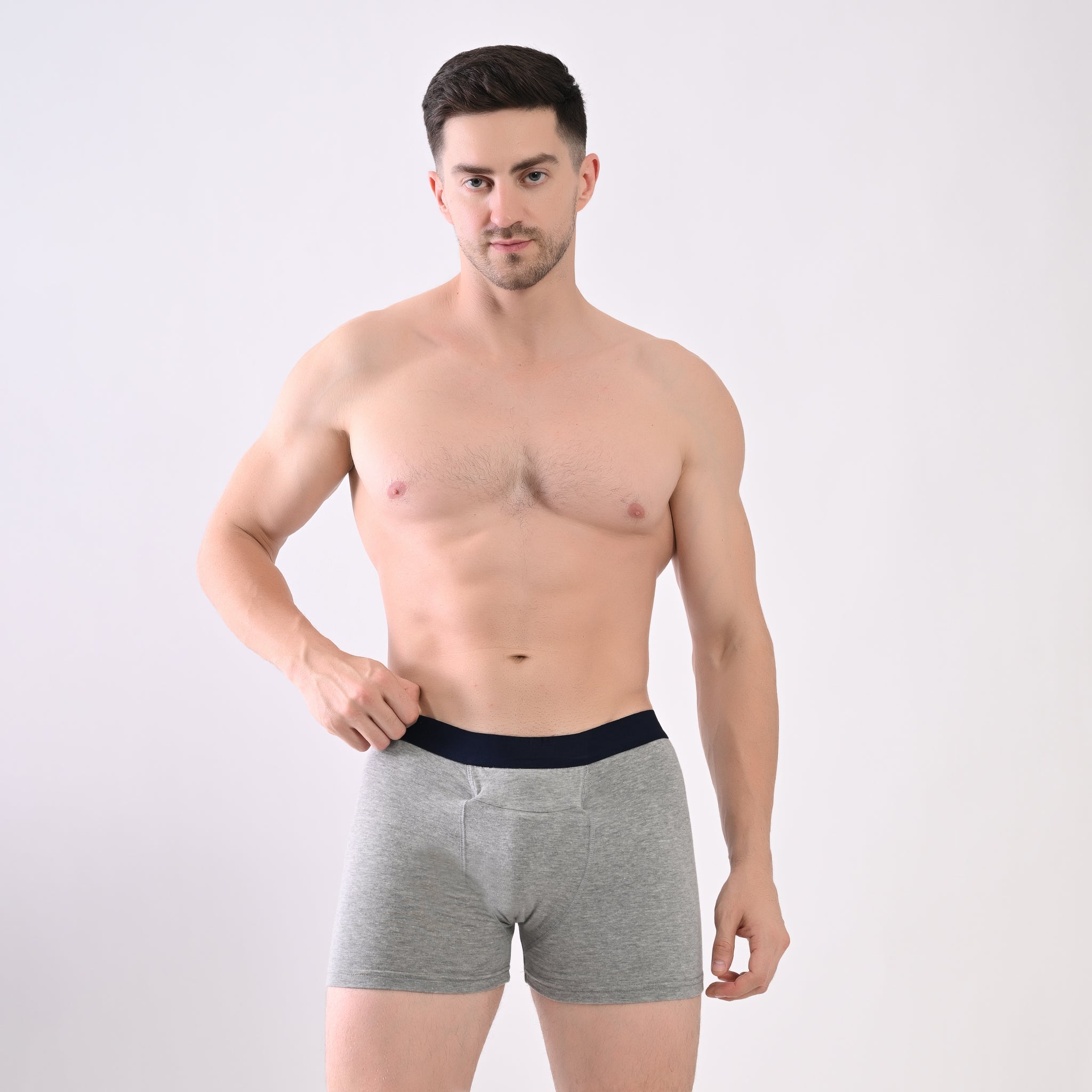 Men Cotton Leakproof Underwear (Pack of 3) | Boxer - Absorb upto 180 ML