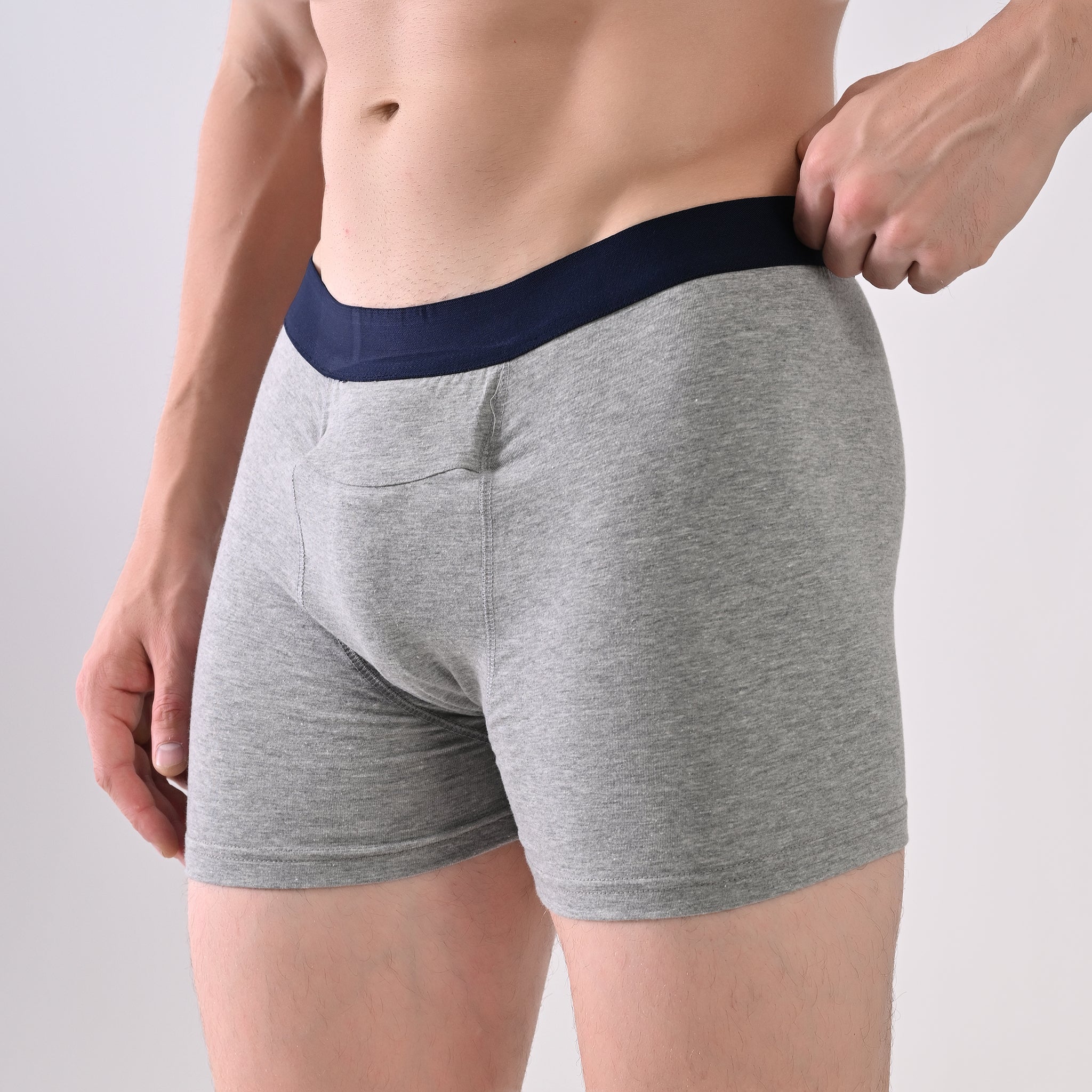 Men Cotton Leakproof Underwear (Pack of 3) | Boxer - Absorb upto 180 ML