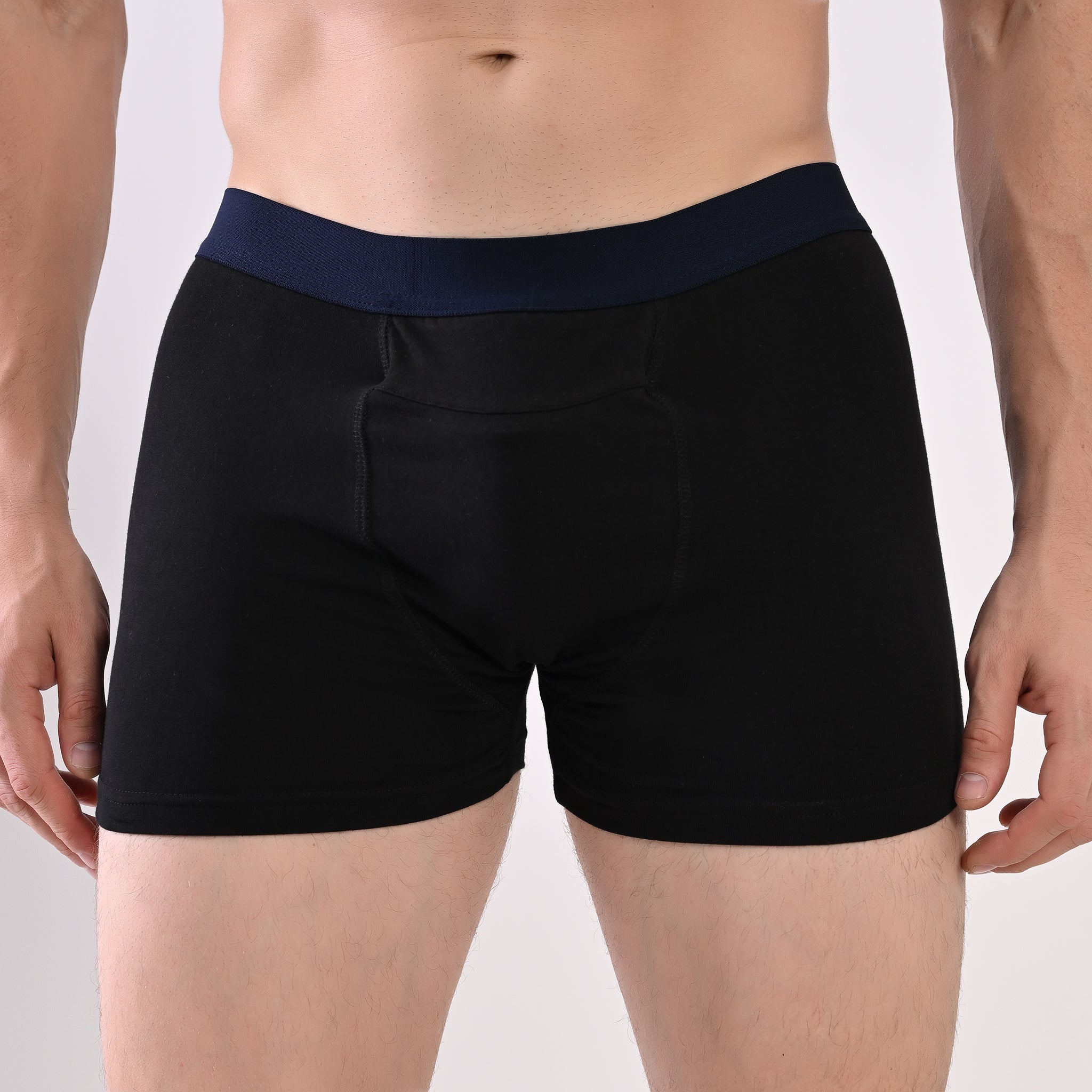 Men Cotton Leakproof Underwear (Pack of 3) | Boxer - Absorb upto 180 ML