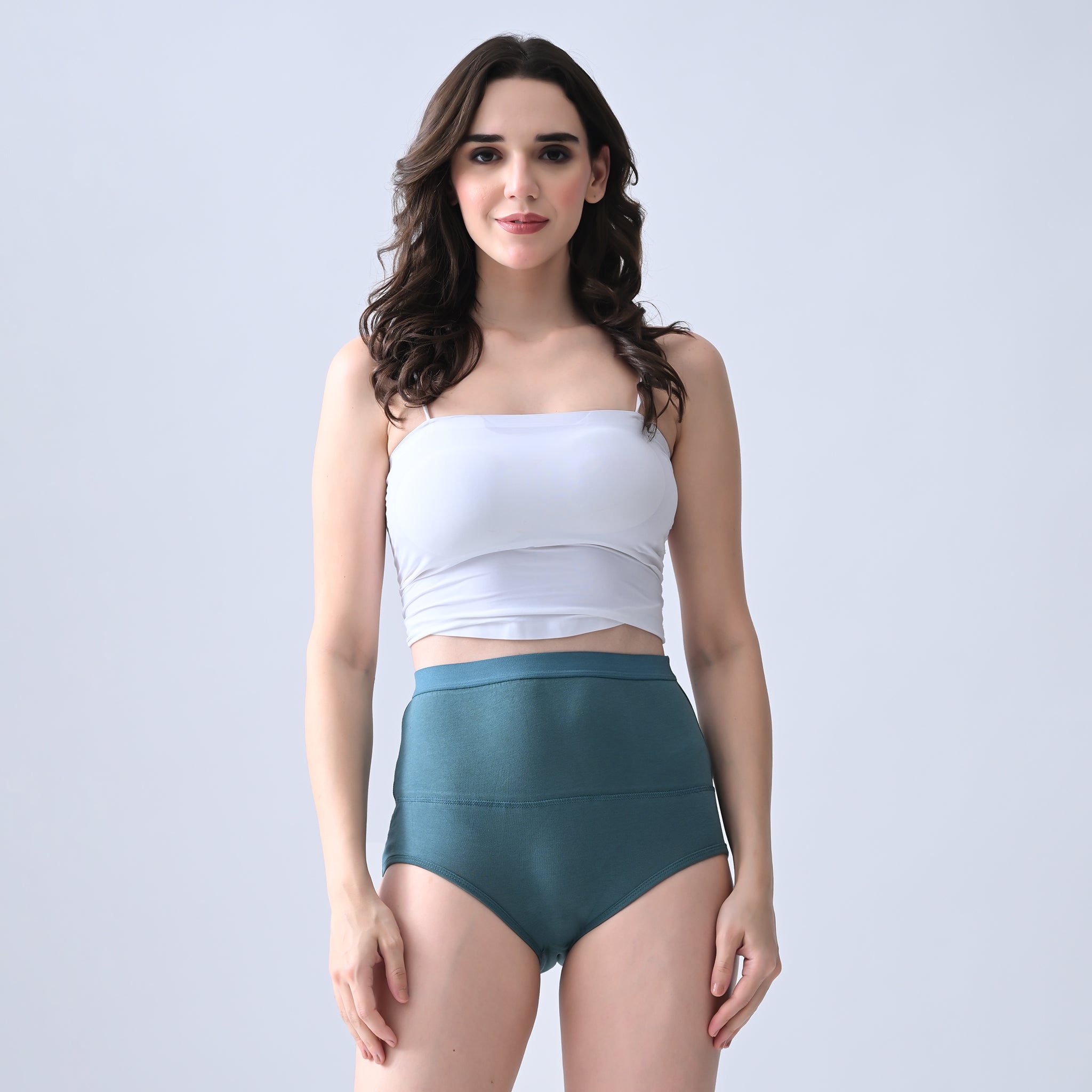 Cotton High Waist Leakproof Panties (Pack of 3) | Ideal for Light Leaks