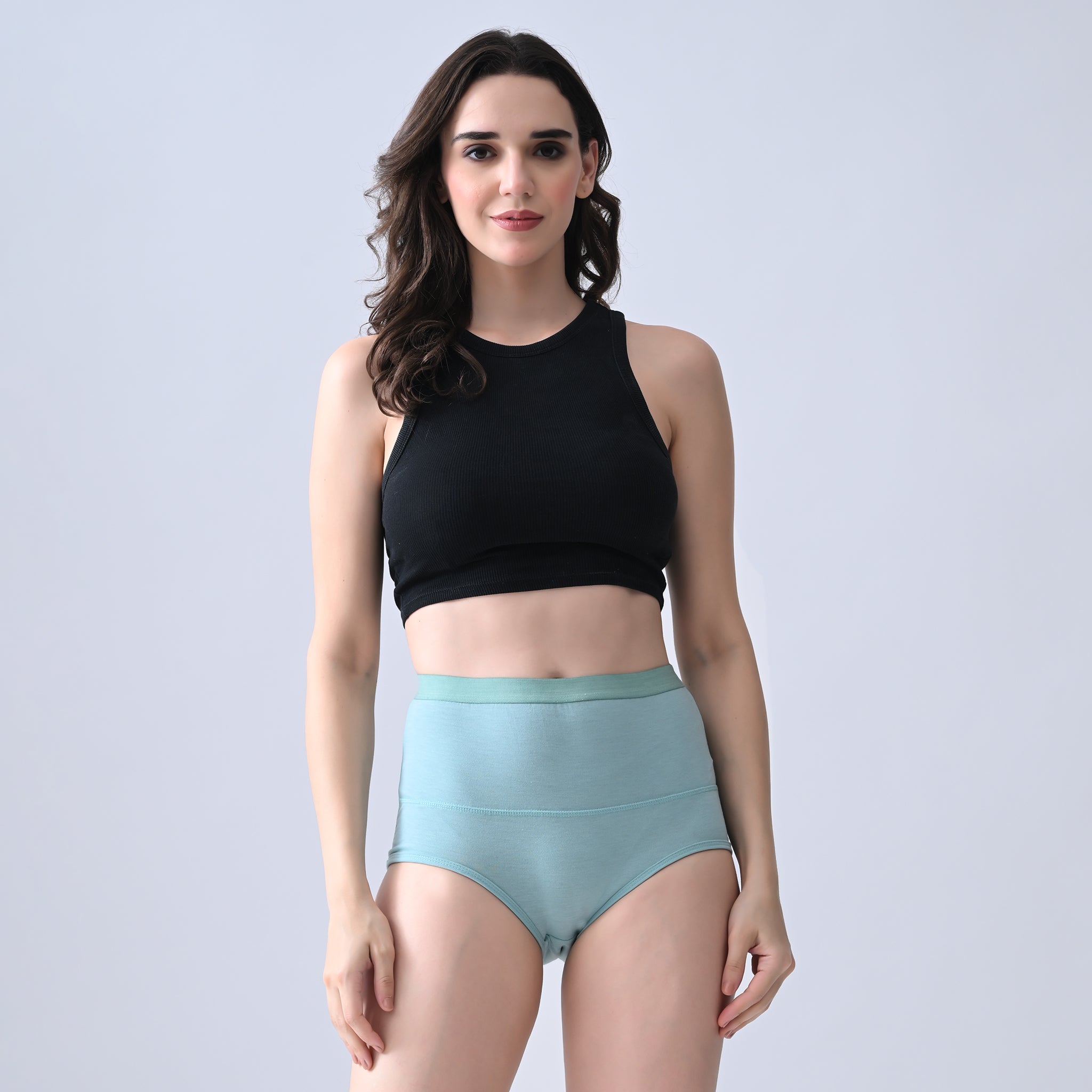 Cotton High Waist Leakproof Panties (Pack of 3) | Ideal for Light Leaks