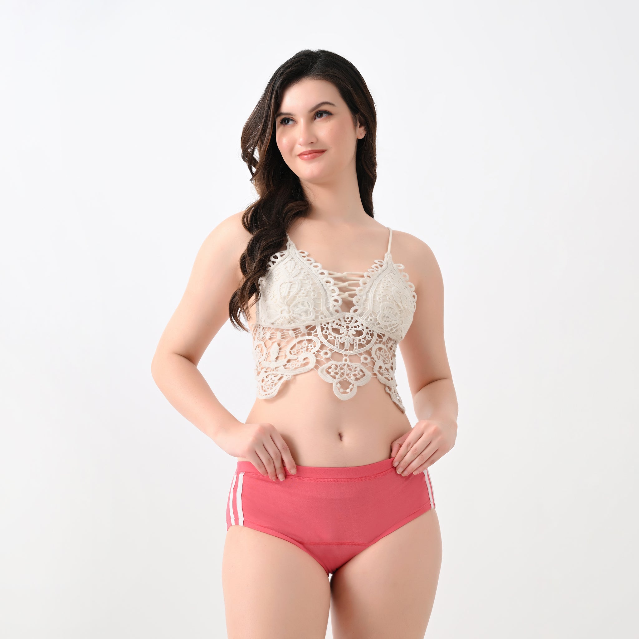 Cotton Highwaist Leakproof Panties (Pack of 3) | Absorb upto 180ml