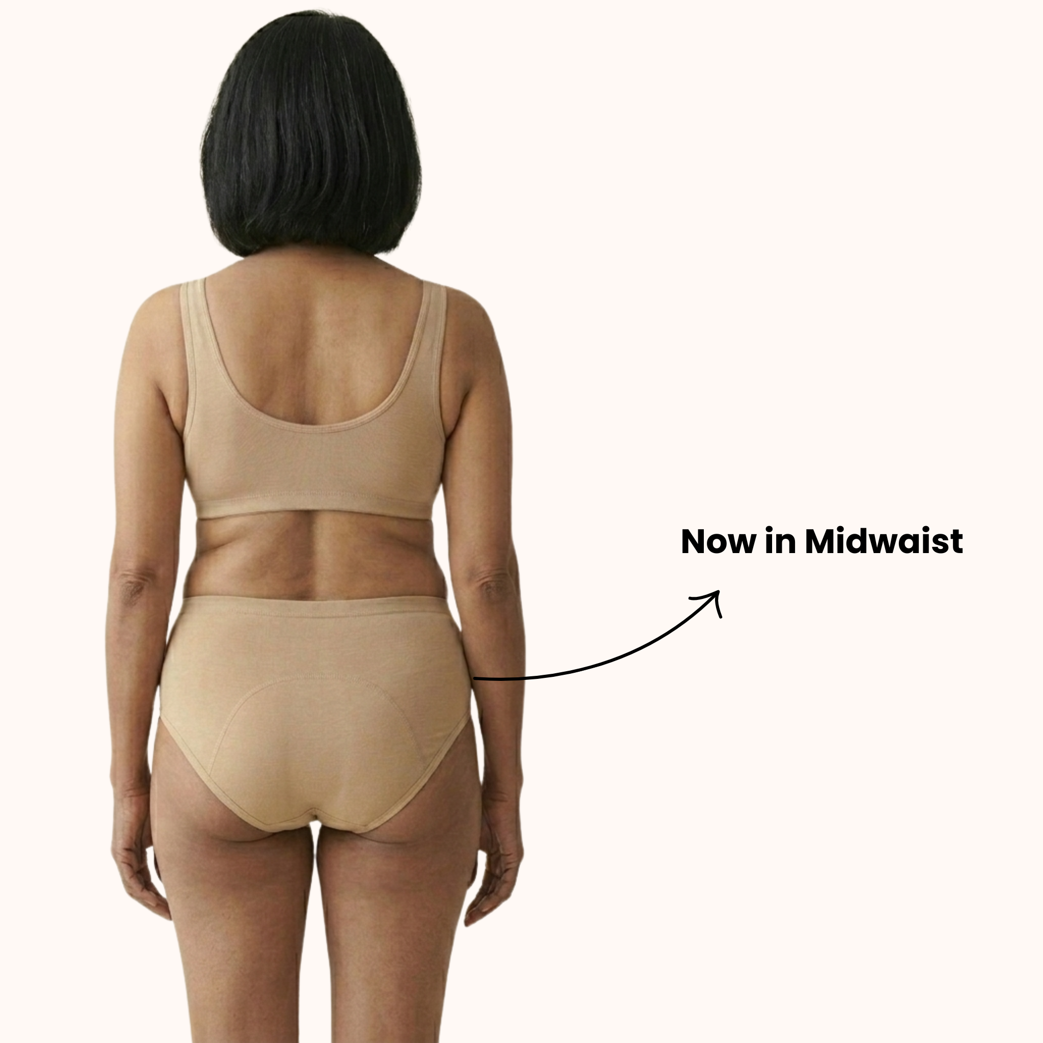 Mid Waist Leakproof Panties for Bladder and Urine Leaks | Ideal for Light Leaks (30-50ML)
