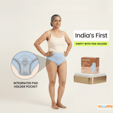 Incontinence Panty with Pad Holder + Reusable Pads – High Absorbency for Heavy Urine Leaks | Woomly